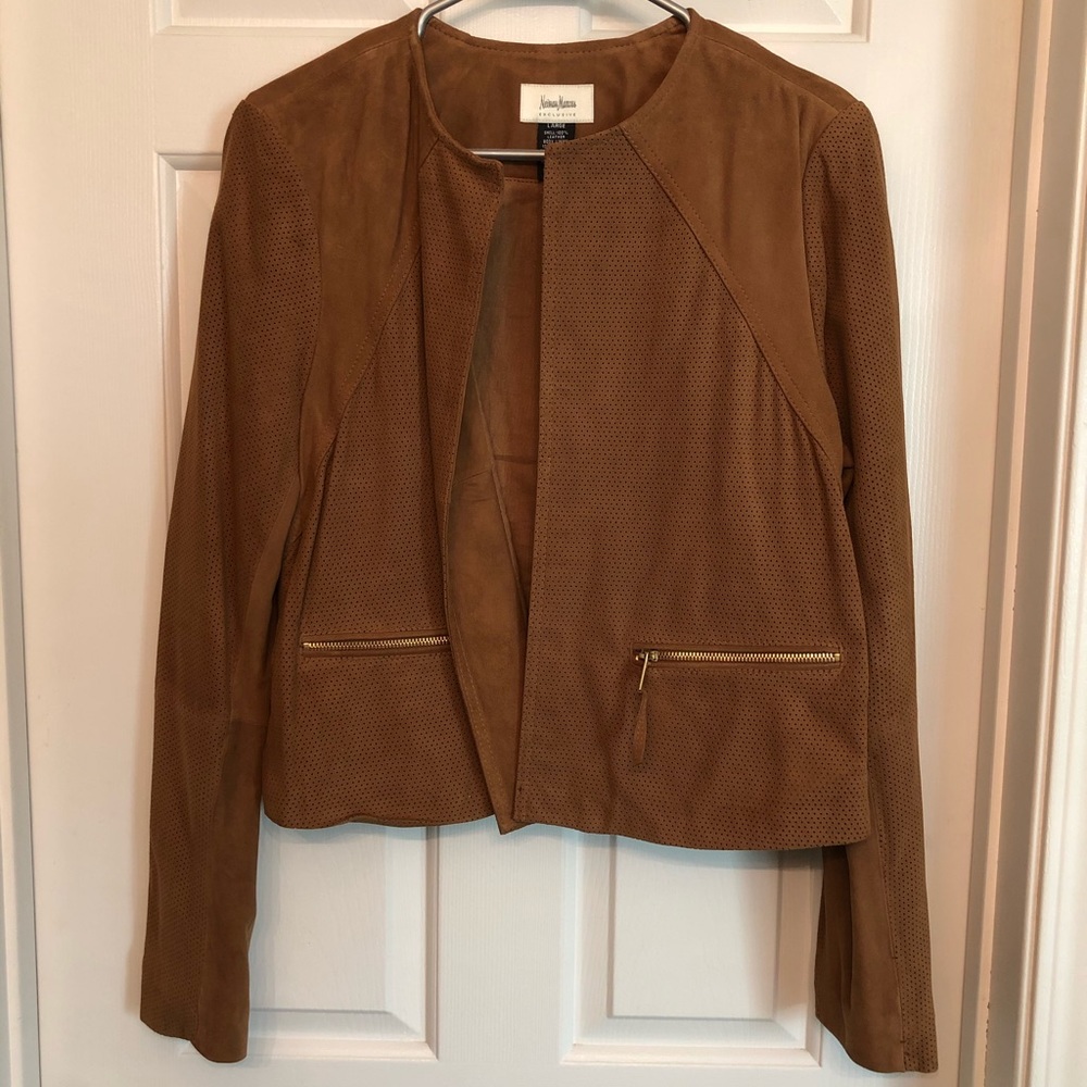 Neiman Marcus 100% Leather Jacket Never Worn